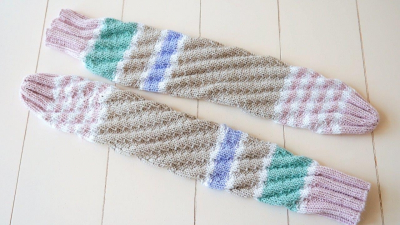Strickanleitung - SPIRALSOCKEN stricken – ohne Ferse – No.132